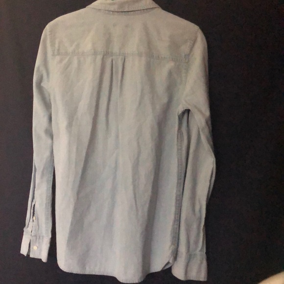 J. Crew Denim Chambray Shirt Blue - Picture 3 of 4